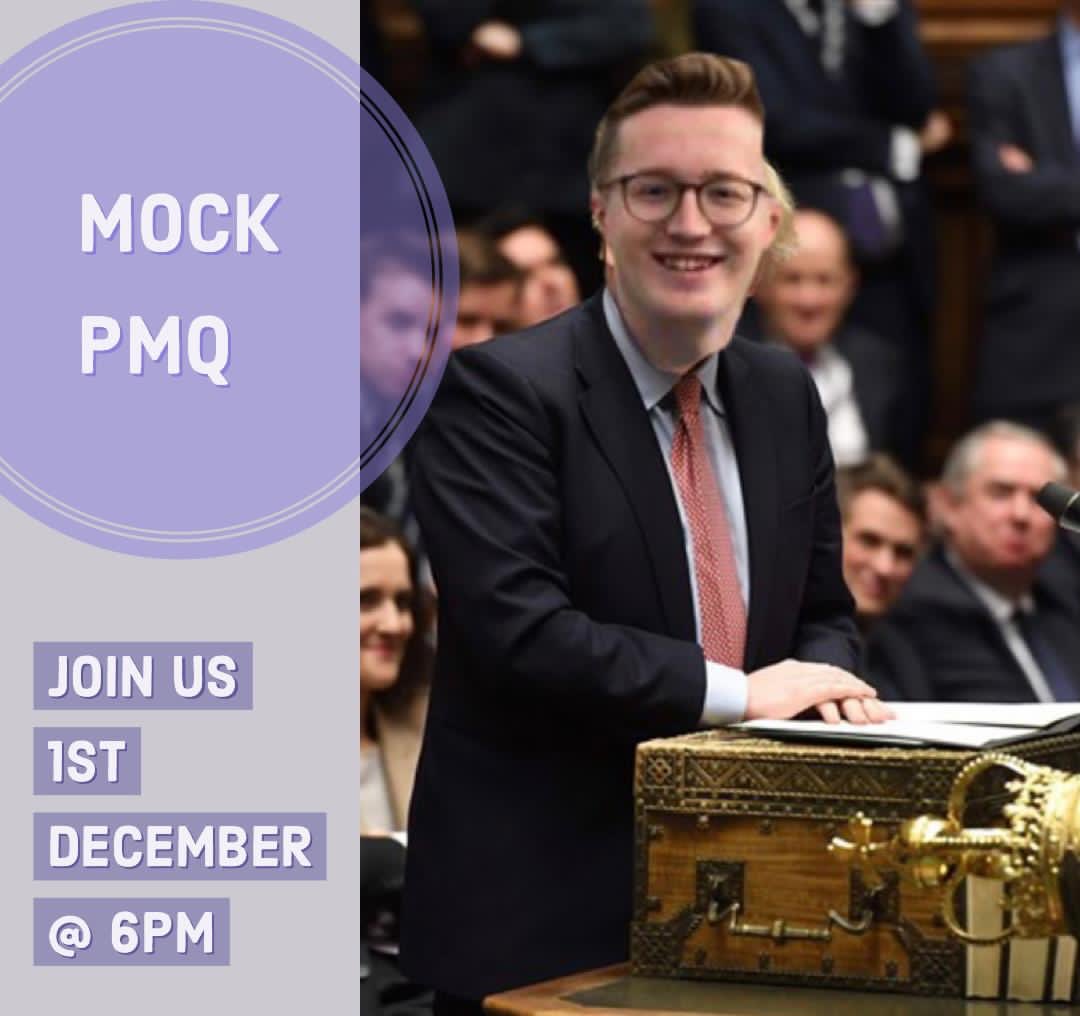 Today, at 6, we will be holding a mock PMQs. This will be a bit of fun where we will have a bit of debate in Westminster style. If you want to join us please, let us know and I’ll send across the zoom link.