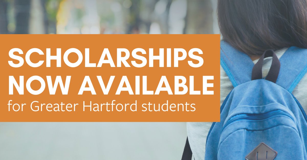 Exciting news! The Hartford Foundation has scholarships available for students from Greater Hartford pursuing higher education at 2-year and 4-year colleges, and graduate schools. Visit our directory at hfpg.org/scholarships and help us spread the word!