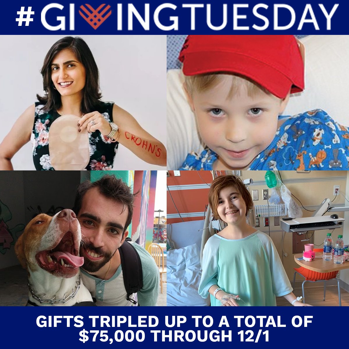 Today is #GivingTuesday! What better way to kick off #CCAwarenessWeek than by raising critical $ to support our mission &amp; help keep our work going. Gifts made today will be TRIPLED, up to a total of $75k, through midnight tonight PT. Give now: bit.ly/3qdfqlO