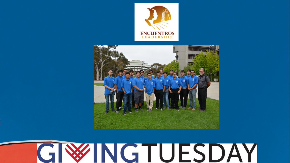 EncuentrosL's tweet photo. Today is the BIG Day! #GivingTuesday Link is in our bio! SHARE &amp; REPOST. Let’s do this!
https://t.co/SrOmUM3aly
#GivingTuesday2020 #EncuentrosLeadership #Latinx #LatinoMales #Education #SiSePuede 
#FirstGenStudents #PhilanthropyTogether #NextGenGenerosity https://t.co/QYXrLGWRRH