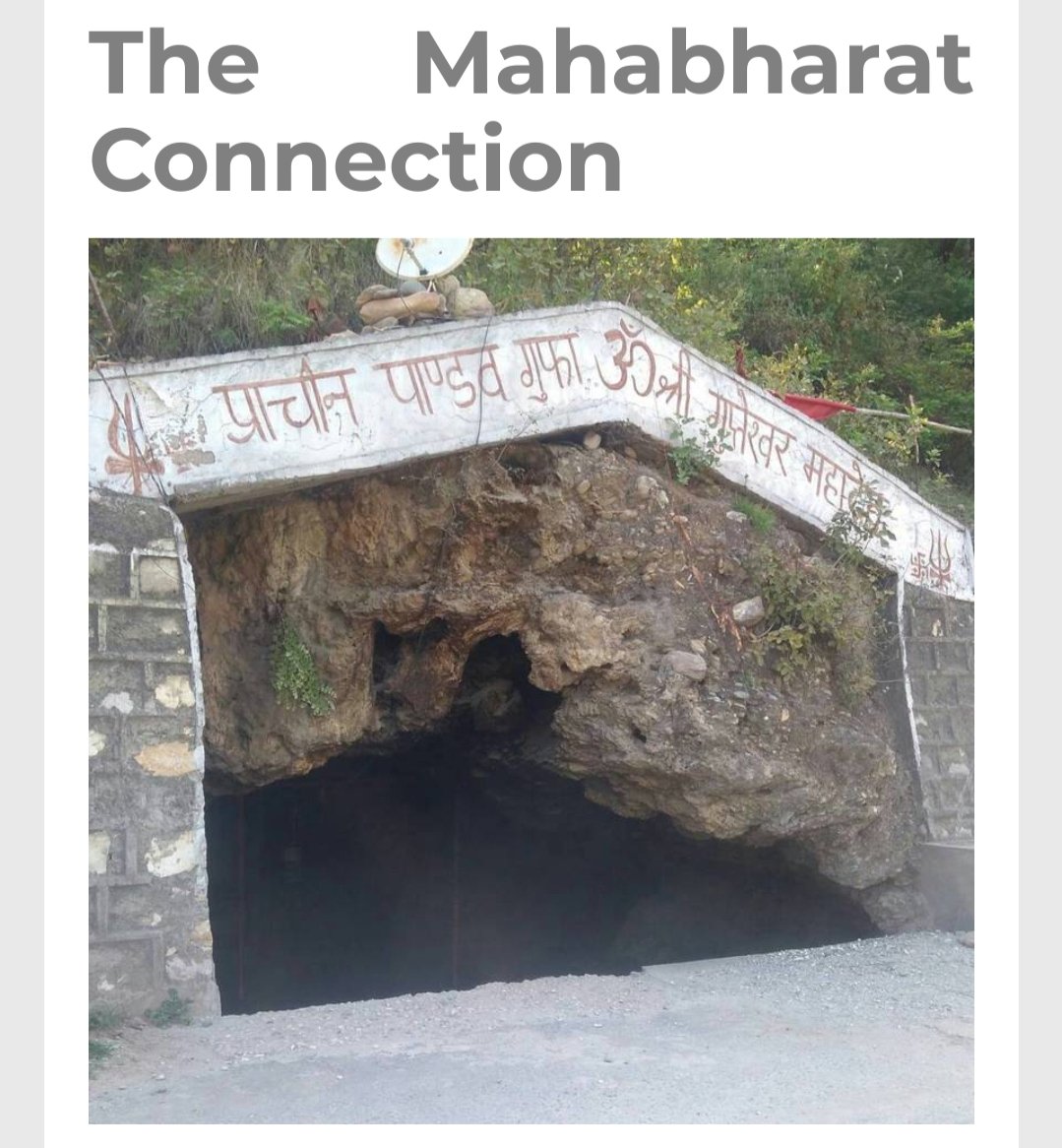 Unmissable Mahabharata connection says this was established by Yudhishthir during their agyaatvaas. Duryodhan tried to kill Pandavas here by making them stay at LakshaGriha, house of Wax. Luckily Pandavas escaped through a Cave called Dhundhi Odaari, meaning misty or foggy cave.