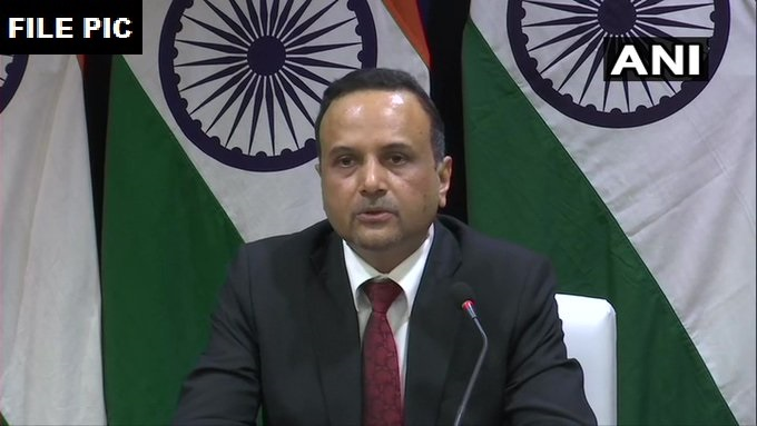 ANI's tweet photo. We strongly condemn the missile attack targeting the Saudi Aramco oil facility in Jeddah in Saudi Arabia on 23 Nov. We stand in solidarity with the friendly government &amp; people of Saudi Arabia against any such attacks: Anurag Srivastava, Spokesperson, Ministry of External Affairs https://t.co/t0YvSQHPXt
