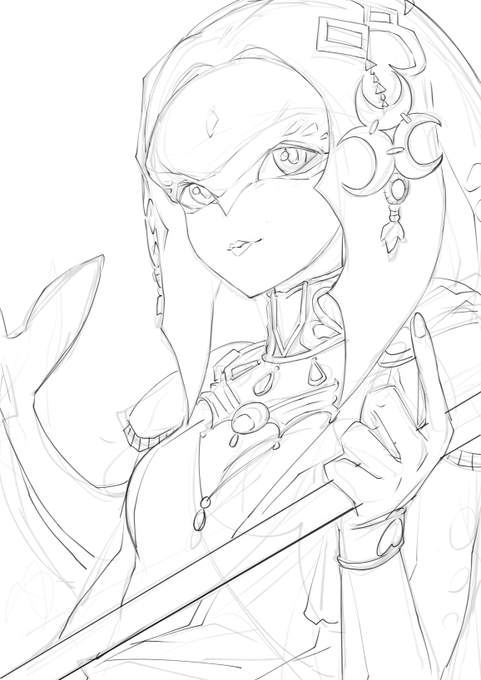下書き終わったー 