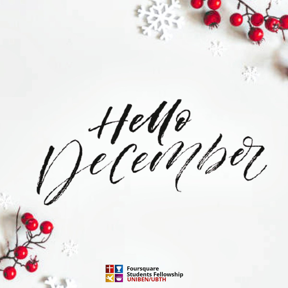 unibenfsf's tweet photo. Welcome to the month of December!

God who saw us through from the beginning would see us through to the end of the year and beyond. Amen.
Happy new month.

#December1 https://t.co/do3N5ly7QD
