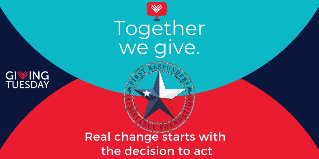 FRAFUSA's tweet photo. It’s #GivingTuesday! Help us provide fund mental health resources for first responders! #fraftexas https://t.co/hrNdoCKc2Z https://t.co/dyBxUa23qu