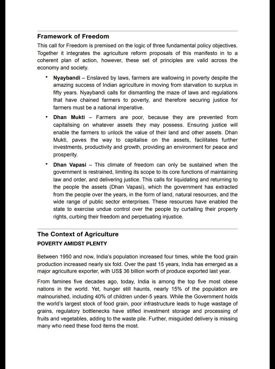 Bhartiya Kisan Union is leading organiser of farmers protests demanding roll back of Farms Bills. In 2019,  @BKU_KisanUnion demanded: abolition of APMCs, full freedom to trade, full freedom to sell, rent & lease farmland, contract farming, repeal of 9th schedule, futures trading.