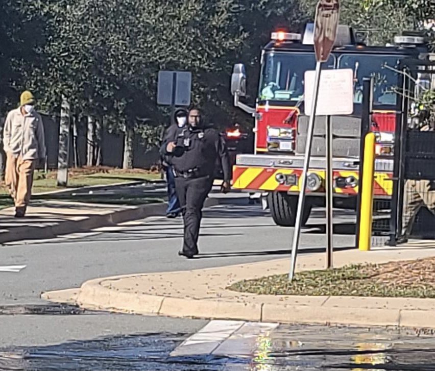 <a href="/OfficialFAMUDRS/">FAMU DRS</a> experienced a small fire in the mechanical room near the cafeteria today. No injuries were sustained and classes are expected to resume as normal.