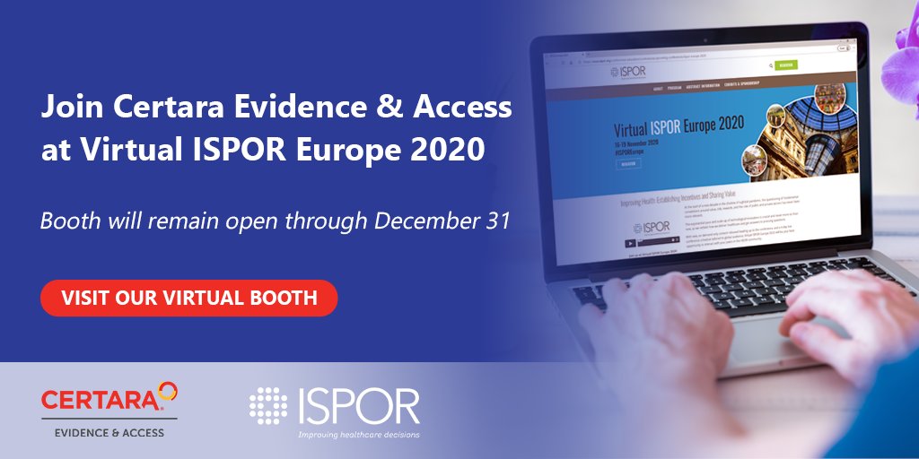 CertaraAccess's tweet photo. ICYMI: You can still access our #ISPOREurope on-demand presentation, posters, and other information via our virtual booth at your convenience: https://t.co/500wL7tEvg
#realworldevidence #realworlddata https://t.co/LMJXAa4UXb