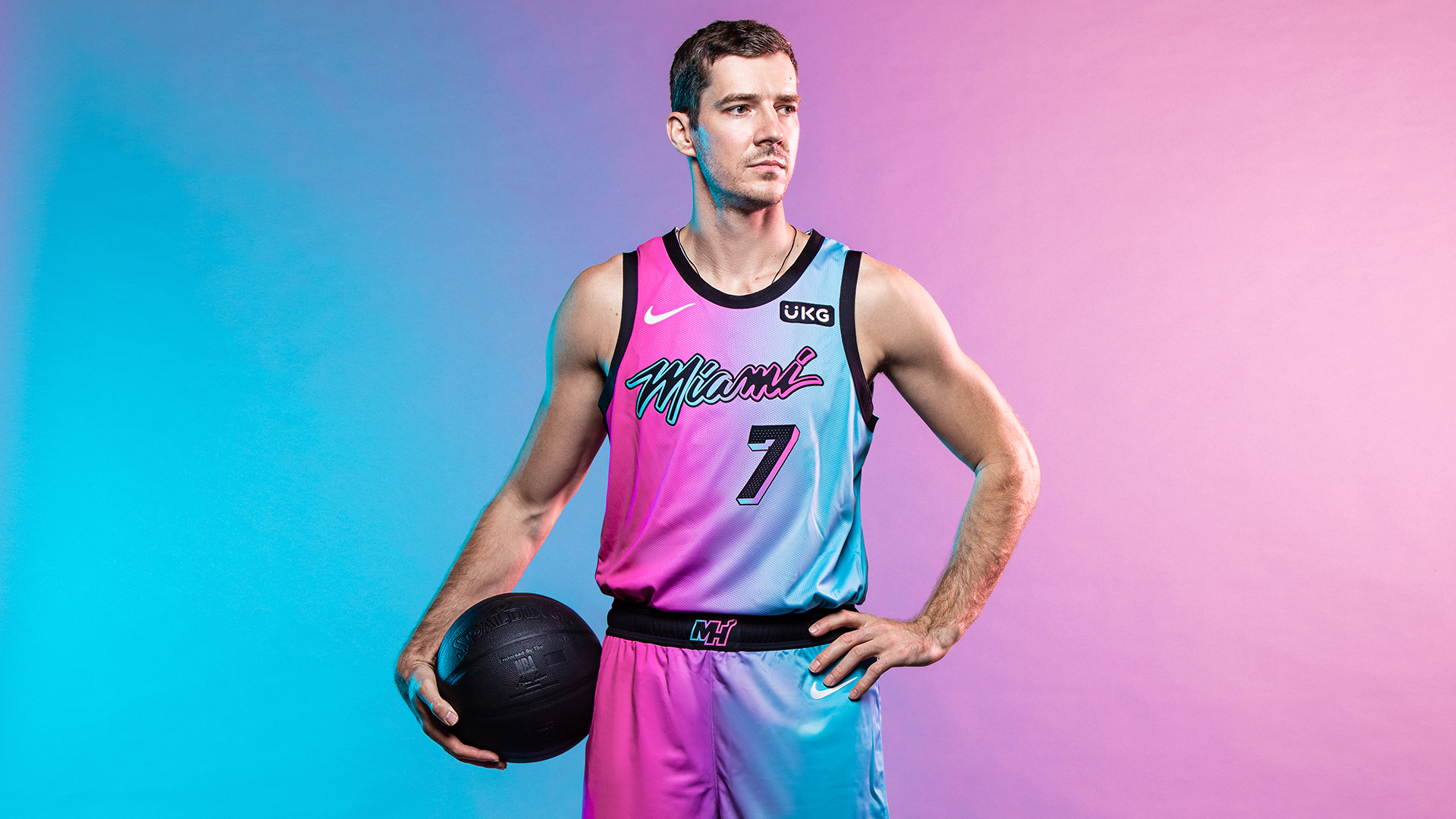 Miami Heat Tyler Herro Vice Nights Player Edition Jersey