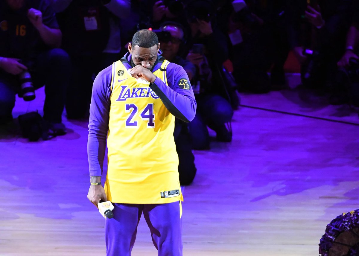 Of all the accomplishments in LeBron’s career, this speech has to rank at the top. Much of this decade was spent debating who was better between the two, but LeBron, wearing Kobe’s jersey, as a Laker, is essentially made a part of Laker Nation forever with his tribute speech.