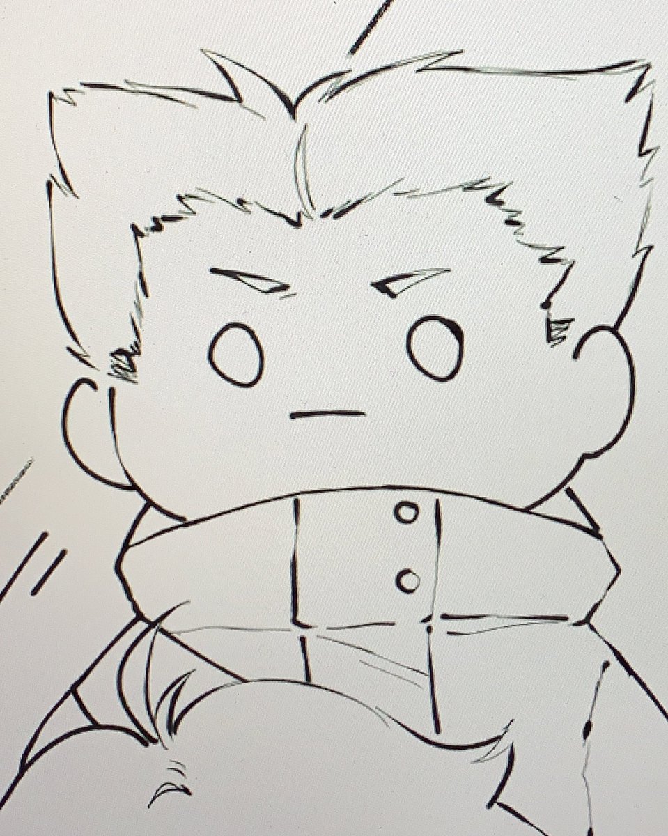 Bokuto is so hard to draw i'm dying this is already the 4th consecutive panel i've drawn him for and i think i'm suffering 