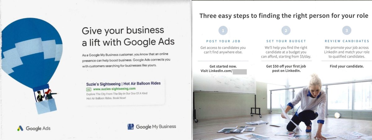 And <a href="/Google/">Google</a> and <a href="/LinkedIn/">LinkedIn</a> are not the exception! Read in more detail about why other tech giants are leveraging direct mail.
15 Digital Companies Using Direct Mail Advertising: bit.ly/3od0SRh
(3/3)