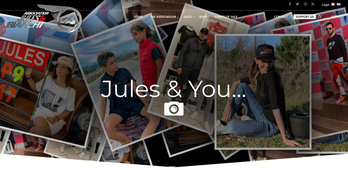 🆕️ The 'Jules & You' section on the website allows you to share your photos with Jules and items from the association!  Support, share, we are stronger together!  #JB17