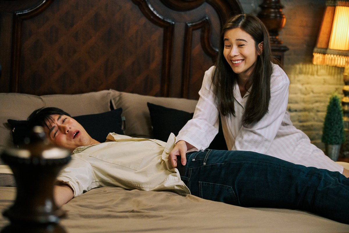 amm_anyama's tweet image. เป็นซีนที่ใช้พลังงานเยอะมากกก แต่ไอ้ต้าวทั้งสองยังเฮฮาและทำเต็มที่ ปล่อยสุดไม่มีกั๊ก ถึงจะใช้เวลาค่อนข้างนานกว่าจะถ่ายจบก็ตามค่ะ #ตราบฟ้ามีตะวันep5