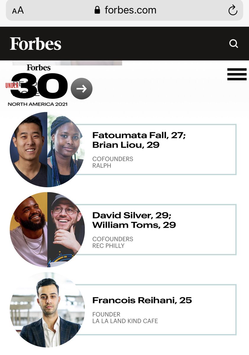 Rec Philly Forbes 30 Under 30 We Are Honored To Announce Rec S Co Founders Thewilltoms Davesilver Have Been Selected As Forbes 21 30 Under 30 List For The Social Rec Philly Forbes 30 Under 30 We Are Honored To Announce Rec S Co Founders Thewilltoms Davesilver Have Been Selected As Forbes 21 30 Under 30 List For The Social
