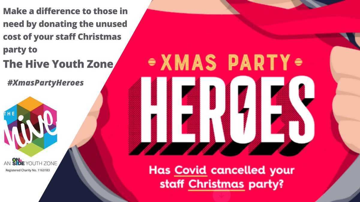 HeatherBeeHappy's tweet photo. 🎅🏼Have you seen the @XmasPartyHeroes  campaign??🎅🏼

It's such a great way of encouraging people to give to charity over Christmas! 
Do you have some unused Christmas budget you could donate to @TheHiveYZ ? Get in touch with us!

🎅🏼💜🎁🐝🎄🌟☃️
#XmasPartyHeroes https://t.co/v7KZhquMil