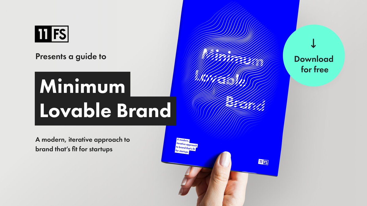 11FS's tweet photo. NEW content. Hot off the press. The 11:FS guide to Minimum Lovable Brand ❤️.

It's your actionable handbook for creating a #brand your customers love and that is fit for a digital-first world. Get your hands on a free copy now 👉 https://t.co/JI5772zWlz

#minimumlovablebrand https://t.co/VDpbQ1Rh8U