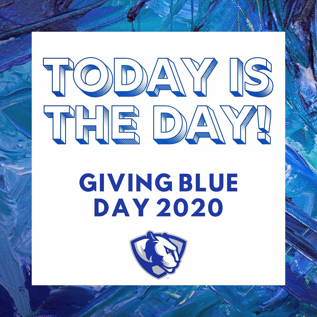 Giving Blue Day is officially underway!! 🥳 Click the link in our bio to donate and thank you for supporting the men and women's swim team! 🏊‍♂️🏊‍♀️💙