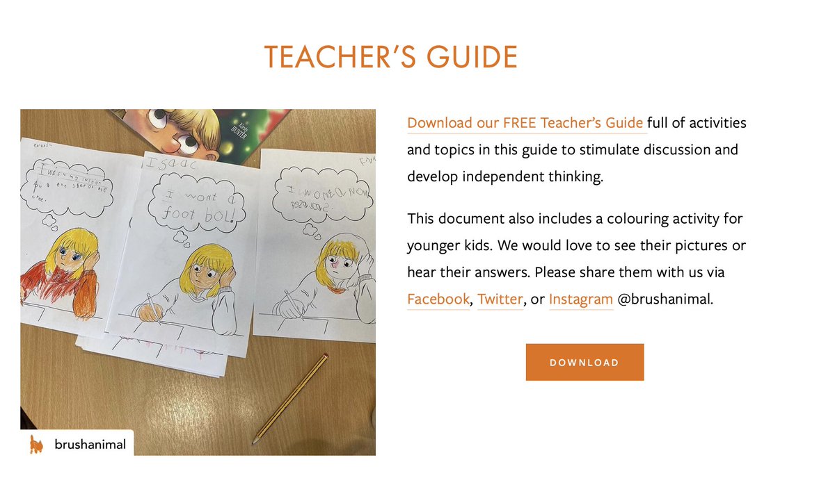 brushanimal's tweet photo. Are you a teacher or are you just looking for some activities to do with your own kids? 

We’ve created this FREE Teacher’s Guide featuring discussion topics and colouring activities.

Download it now from https://t.co/y333yA3MGj

#teachershare #teachingideas #teachertwitter https://t.co/Tp27JL542M