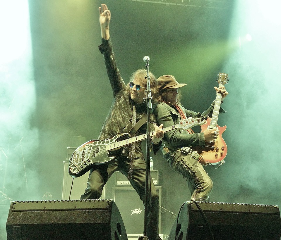 Happy Birthday Ryan Roxie! Blue Coupe at the Sweden Rock Festival. June 8, 2019. Photo by Dennis Ståål 