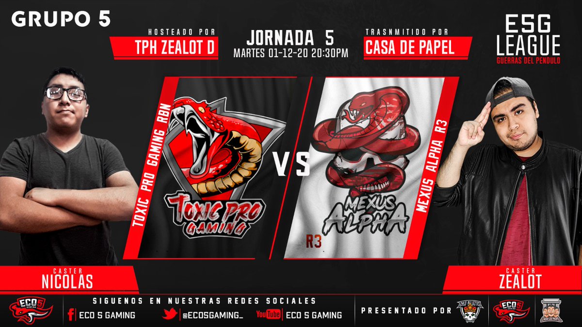 secondedition21's tweet photo. Vuelven los matchs de la jornada 5 con la beta
19:30pm @TheHateds 🆚 #Synister's
20:30pm @ToxicProGaming RBN 🆚 @MexusAlpha R3
21:00pm @CxsaDePapel Gaming 🆚 @ZeFtyEsports
Casters @ZEALOTMVP ¿@NicolaeDv ? https://t.co/Qivm4jU8Md