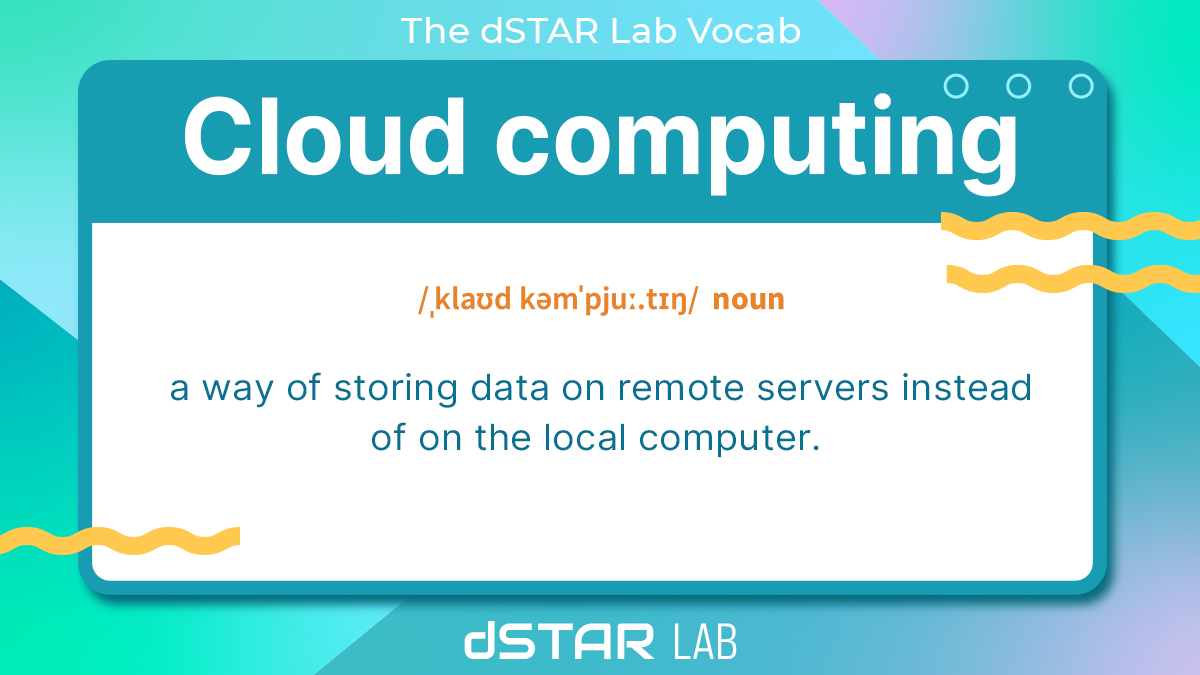 dSTARLab's tweet image. Wondering what&apos;s #cloudcomputing? 
We are here to help you! 

#dstarlabvocab #cloud #clouds #technology #cybersecurity #it #datacenter #aws #bigdata #devops #azure #cloudstorage #linux #programming #networksecurity #iot #software #dataprotection #coding