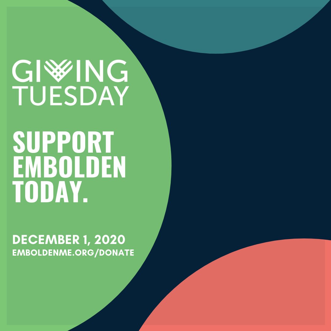 TeamEmbolden's tweet photo. On this Giving Tuesday, please consider helping make our free student leadership programs possible by contributing at https://t.co/F5bsi1YnZG. #EmboldenMe #GivingTuesday https://t.co/7sTBgjxlNz