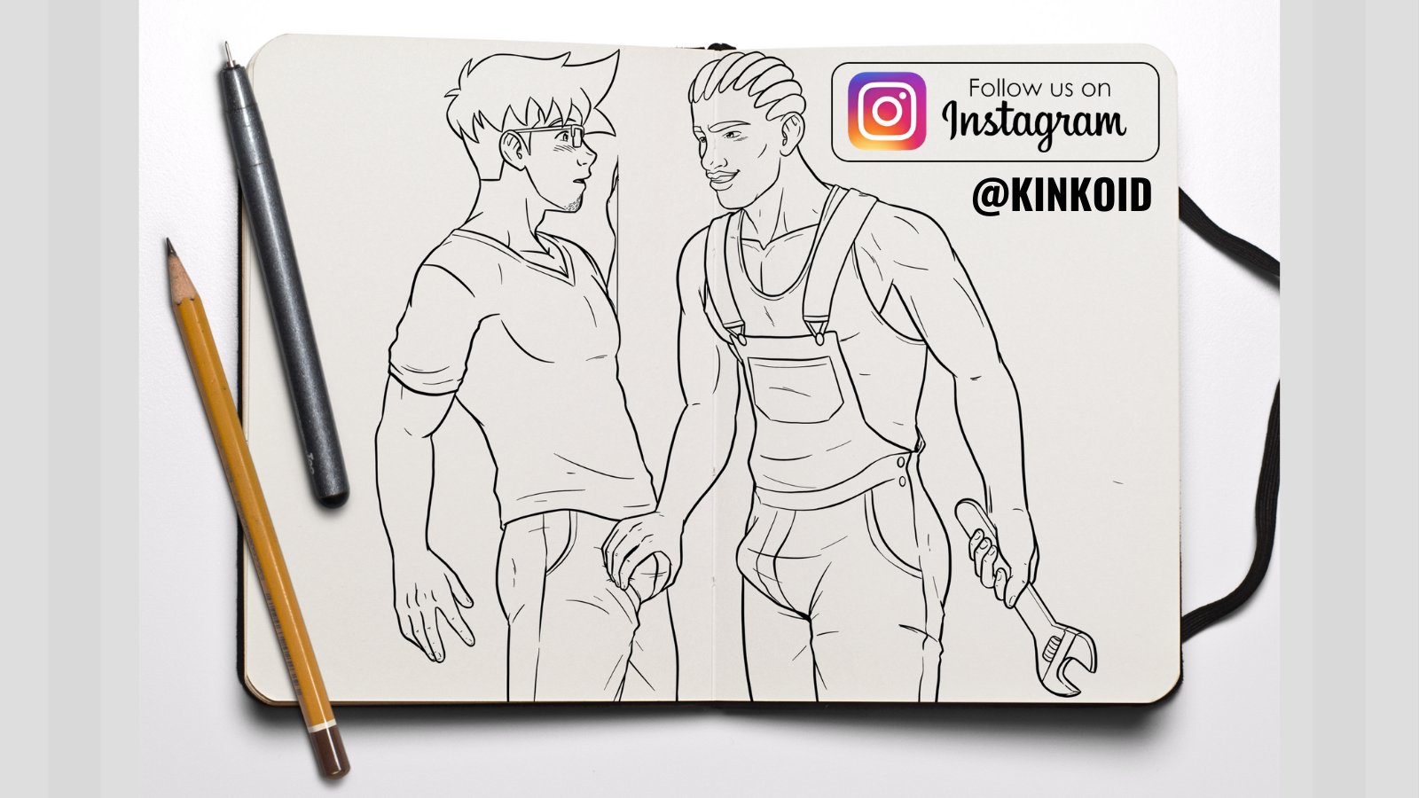 See how the kinky magic happens & follow our video game studio @KinkoidStudio here & on Instagram for
