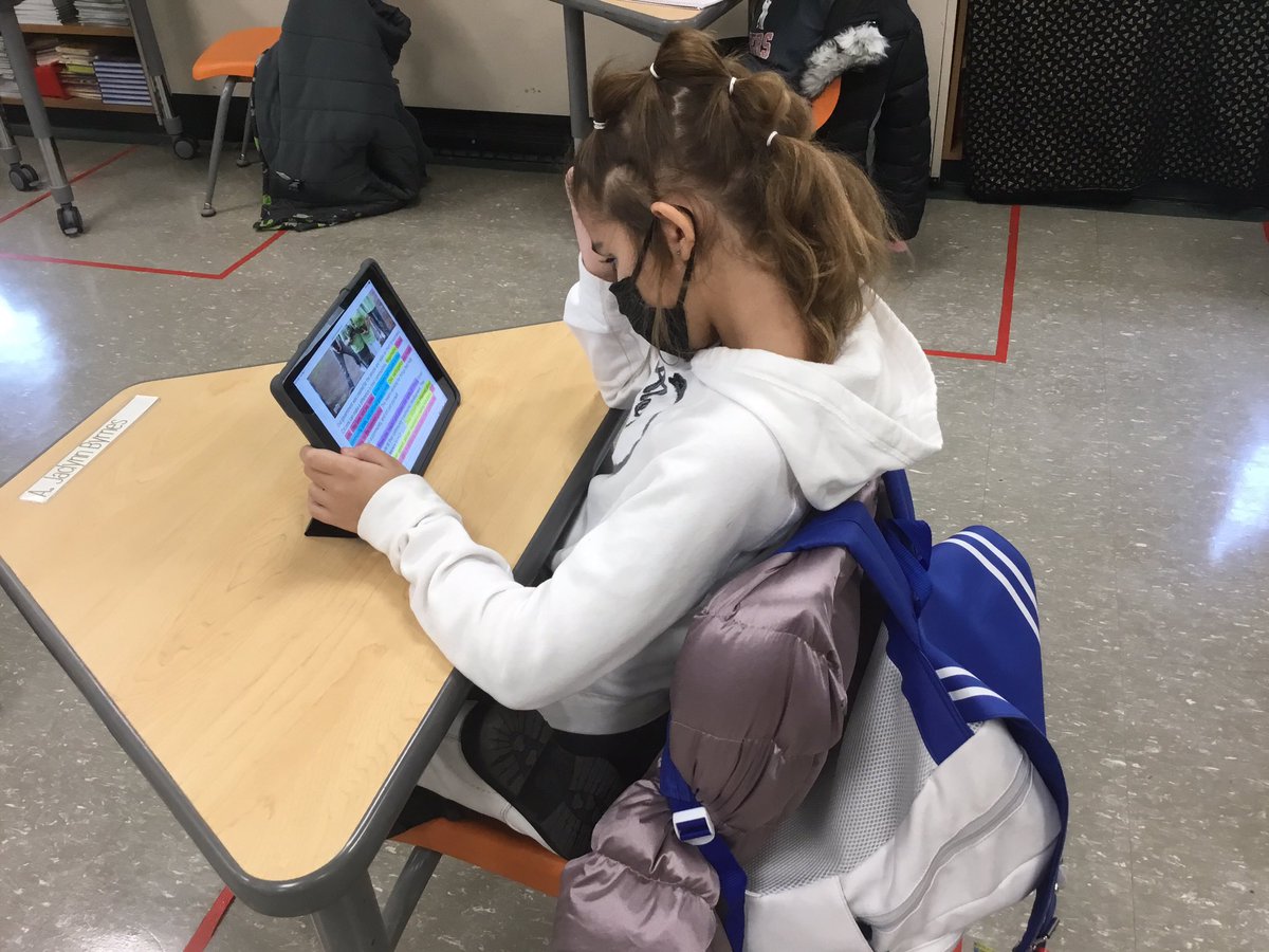 MissJohnsonRm29's tweet photo. Instead of having students take a @GetKahoot to test their knowledge about their @studiesweekly articles, they CREATED them! Creation and teaching someone else shows a higher level of understanding and focuses less on memorizing. Plus it’s fun! #room29 #engage14 @KerkstraCougars https://t.co/gbzVpmFVX5