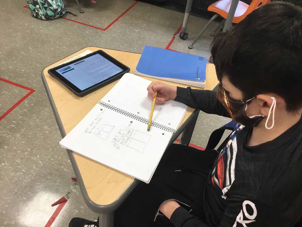 MissJohnsonRm29's tweet photo. Instead of having students take a @GetKahoot to test their knowledge about their @studiesweekly articles, they CREATED them! Creation and teaching someone else shows a higher level of understanding and focuses less on memorizing. Plus it’s fun! #room29 #engage14 @KerkstraCougars https://t.co/gbzVpmFVX5