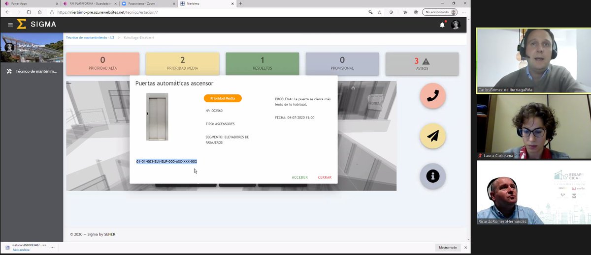 Congreso #EESAP11 y #CICA4 @UPVeranoEHUdan @EraikuneCluster.Carlos Gómez de Sener mostrando la integración de modelos #BIM, de bases de datos y el desarrollo del #GMAO Sigma , @AutodeskForge , estructurar la maraña geométrica
Divulgamos junto a <a href="/berrilan/">Berrilan</a> <a href="/BimChannel/">Bim Channel</a> <a href="/SCoordinates/">Shared-Coordinates</a>