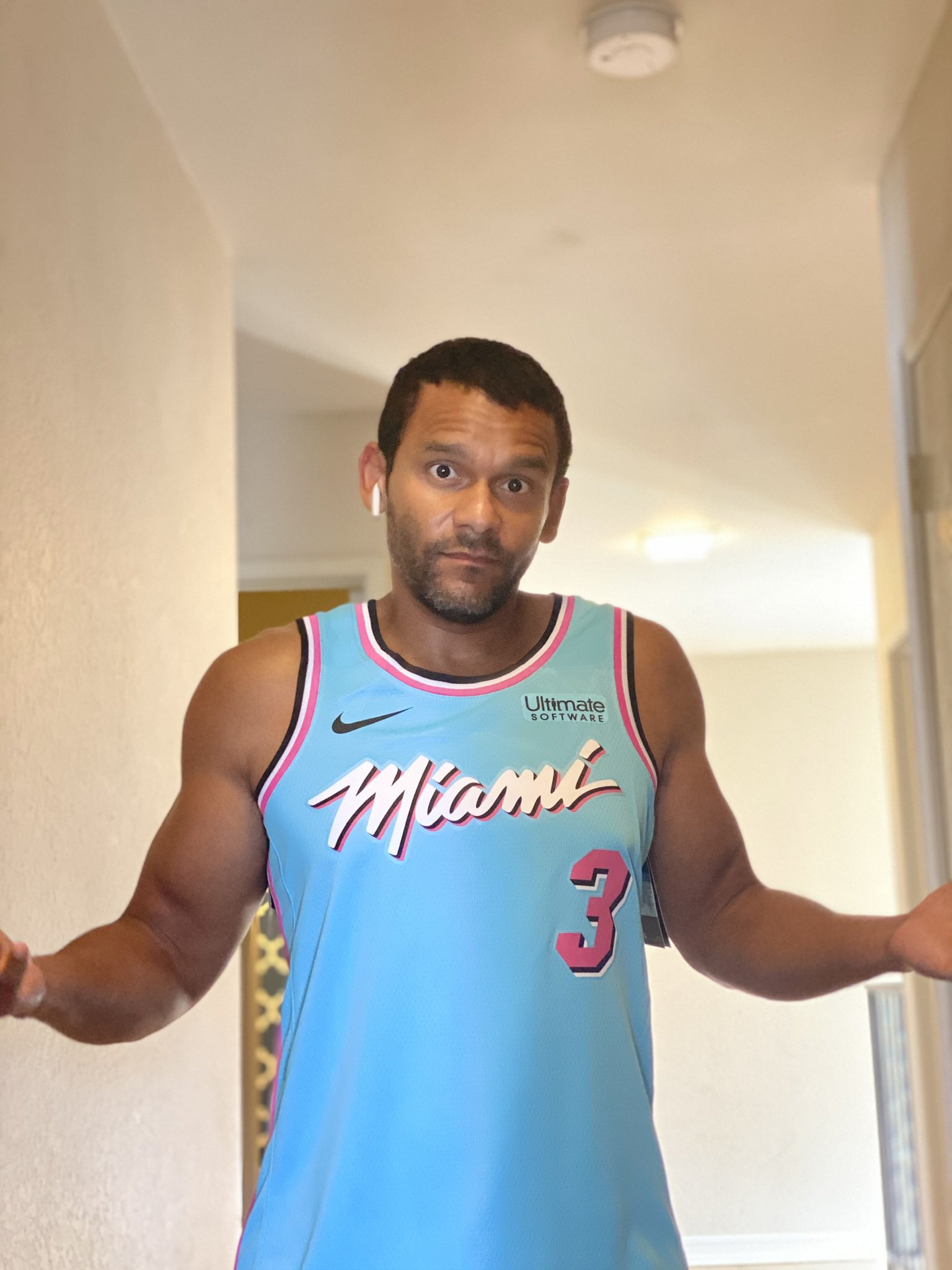 Jason McIntyre on X My Miami Heat Vice jersey new one https t 46g2FJ0bQg X