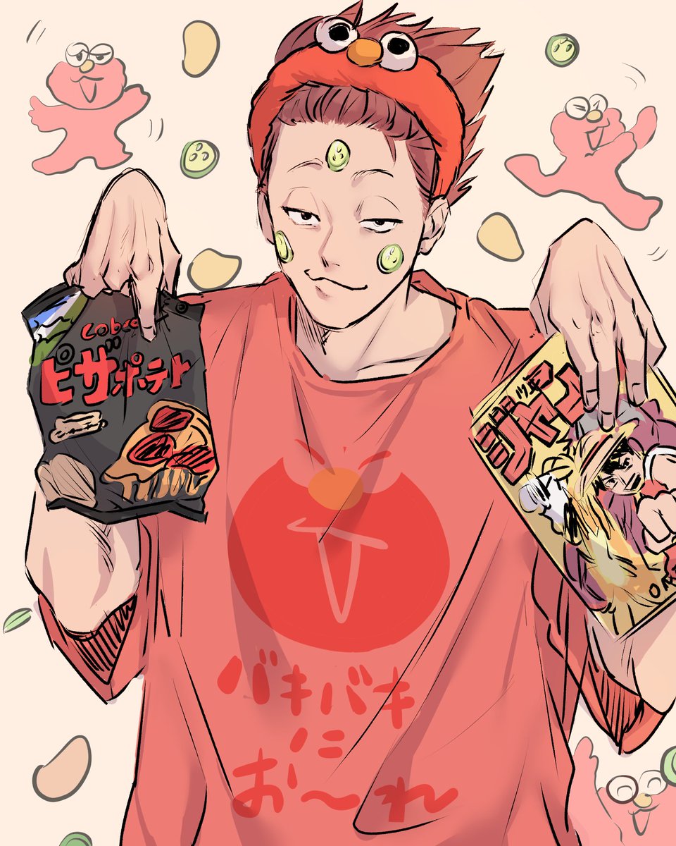 tsuntsun_0224's tweet image. ❤️ ELMO &amp;amp; Chips &amp;amp; Manga &amp;amp; Cucumber ❤️