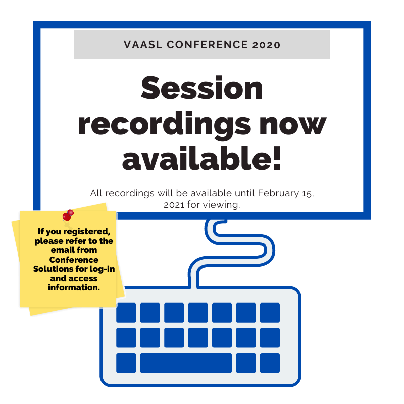The recordings from our Virtual Annual Conference on November 6, 2020 are now available to view. If you registered, please refer to the email from Conference Solutions for log-in and access information. All recordings will be available until February 15, 2021 for viewing.