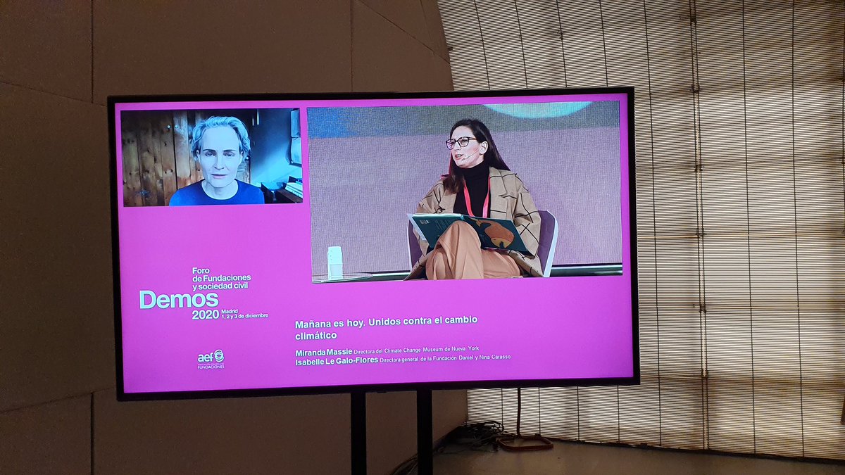 IsabelPenalosa's tweet image. Climate emergency, social inequality, social emergency @MirandaKSMassie @ClimateMuseum @isabellelegalo @fdnc_es Mañana es hoy: unidos contra el cambio climático #Demos2020 @AEF_fundaciones @foro_demos