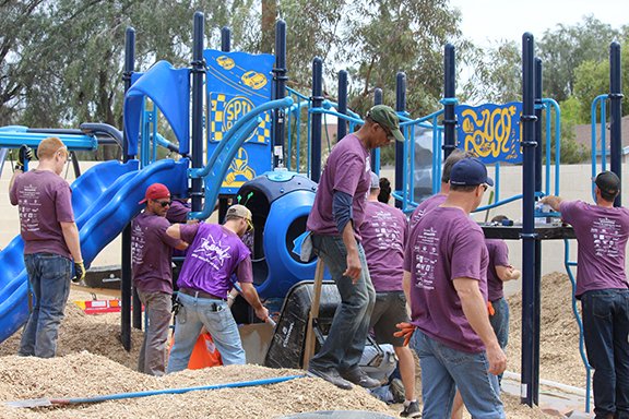 We believe in play! Help our partner @kaboom ensure kids have safe play spaces to grow healthy and happy. Support #GivingTuesday #PlayspaceEquity
