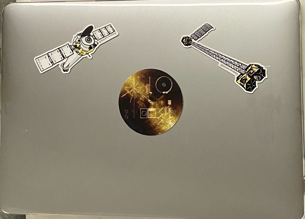 Skymineee's tweet photo. New laptop stickers. Remarkable drawings from @vicgrinberg . Thank you! https://t.co/TM9AsSNH0s