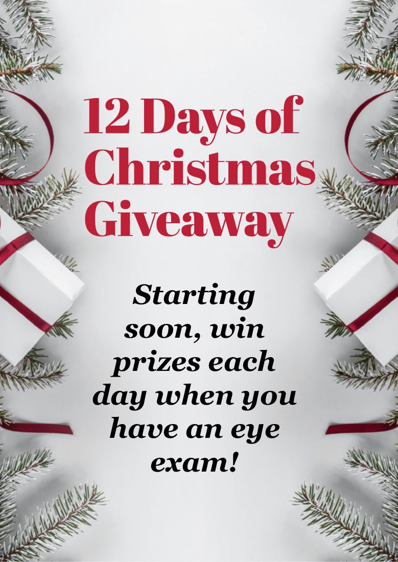 SCEyeAssociates's tweet photo. It pays to care about the health of your eyes! #12DaysofGiveaways #12daysofchristmas #Prizes #annualexam https://t.co/b5DYpG2Lhv