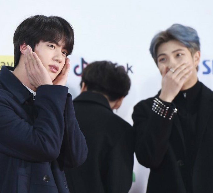 ⇢ seokjin + namjoon