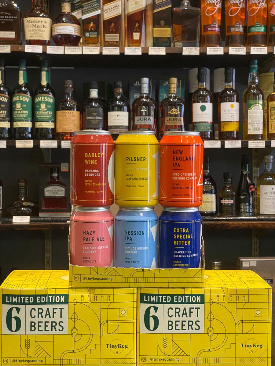 6 different beers especially brewed for this limited 6pack, with beers from Afro Caribbean, Shackleton and Ukhamba amongst others, which makes this a unique Xmas gift for the beer lover in your life🔥. This is quite limited @ R199 per 6pack. So HURRY!!🍻