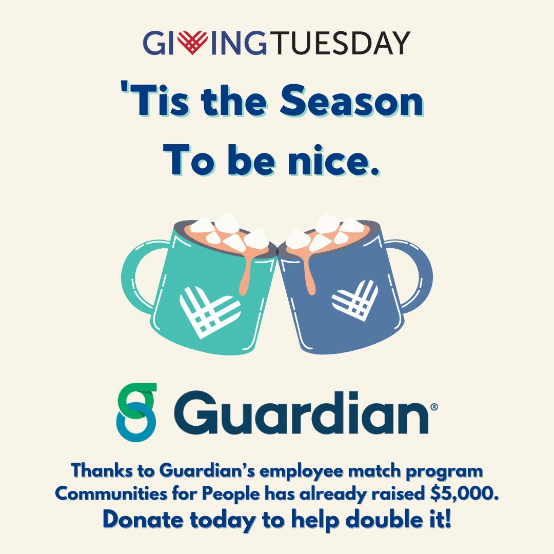 This <a href="/GivingTuesday/">GivingTuesday</a> imagine what the pandemic has been like for youth &amp; families already struggling in foster care. Make a donation at ow.ly/Kq5750Cz6LN &amp;  help us get to $10K. Thank you <a href="/guardianlife/">Guardian Life</a>! #guardianemployee #guardianforgood #givingtuesday2020 #giveback
