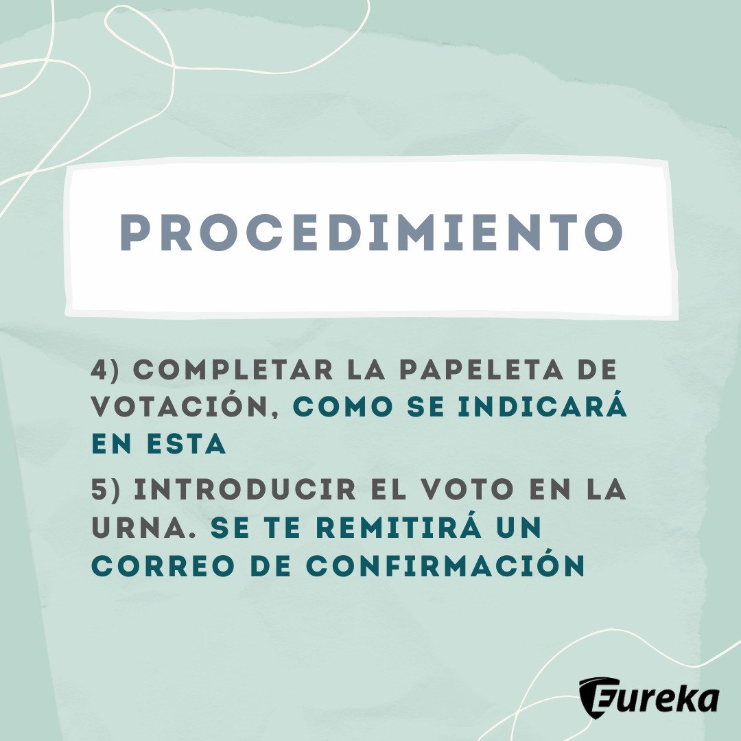 Aquí os dejamos como podéis votar de manera telemática