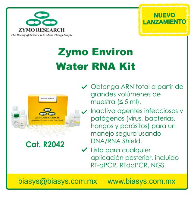 BioadvancedS's tweet image. 🧬🥼🥽Zymo Environ Water RNA Kit simplifica el monitoreo de la presencia de SARS-CoV-2 en aguas residuales por enriquecimiento viral.🥼🦠
#Bioadvancedsystems #biasys #Zymoresearch #mexico #RNA #SARS_CoV_2  #Virus