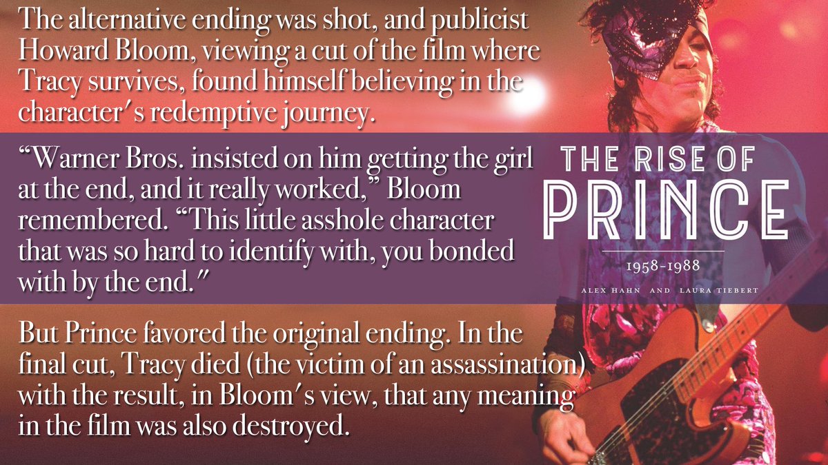Everything changed with the shooting of UTCM.AMD is shelved & SISIA moves from 7th track to replace it as the final track because he changed the ending to the movie.The new ending was explained in “From The Rise of Prince 1958 - 1988” - Alex Hahn &  @laura_tiebert - read 