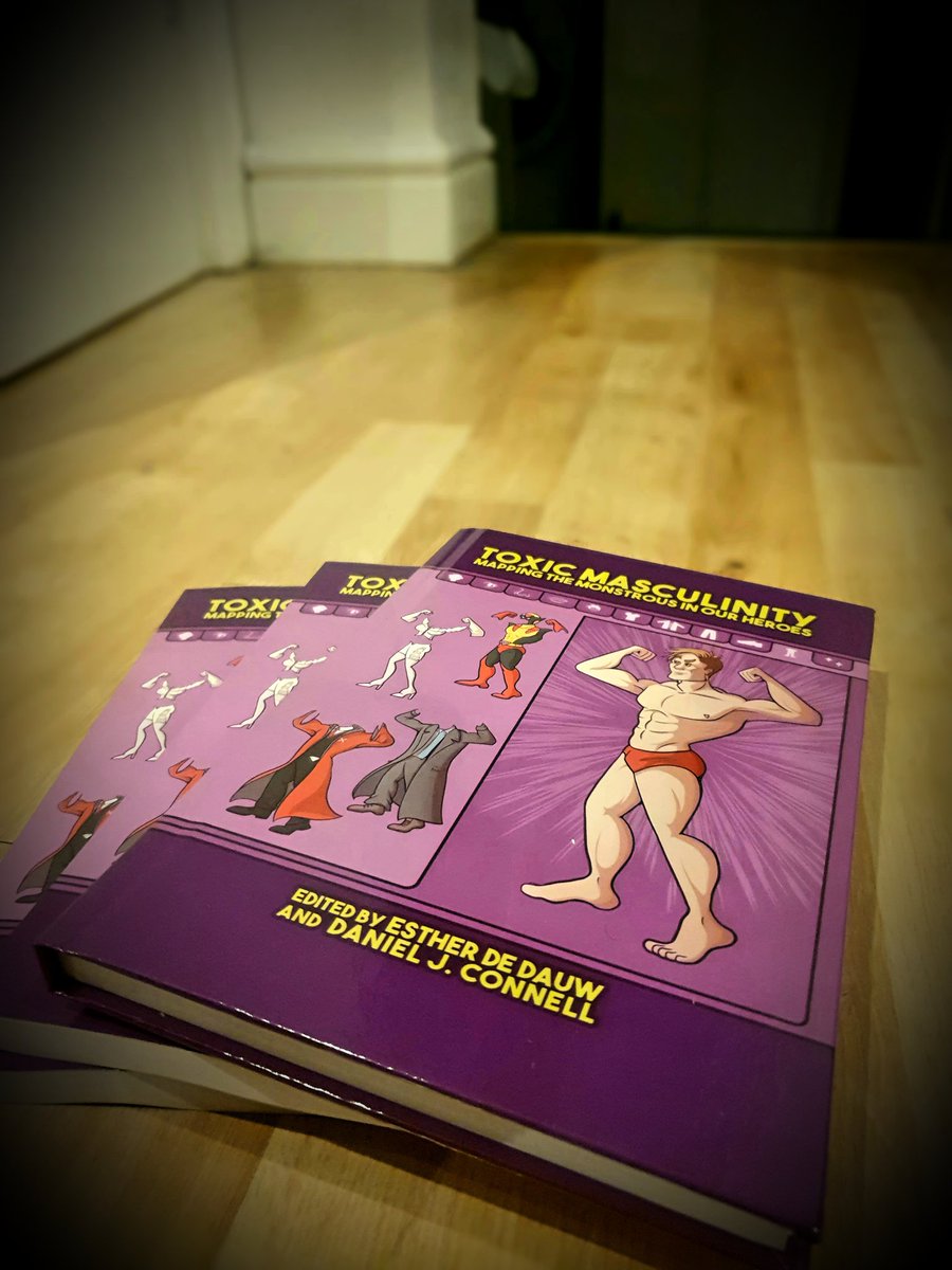 DanConnell's tweet image. It arrived! Can't wait to re-read. Thanks once again @DeDauwEsther, @craigh_ , @drewtmurphy, @tayloredchatter, @KarSugrue &amp;amp; all for a wonderful project. And for those who want a copy - mega discount now! upress.state.ms.us/Books/T/Toxic-…

#ToxicMasculinity #gender #film #comics