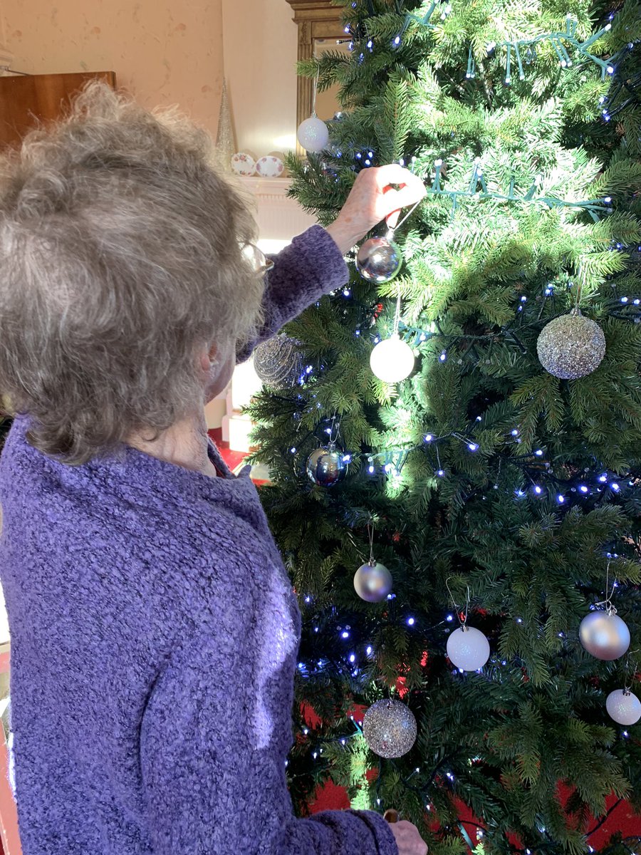 Fabulous morning putting the Christmas decorations up and a spot of 💃 around the Christmas 🎄 
#derbyshire #residentialcare #elderlycarehome #christmasdecor #carols #christmasspirit 
Wheathillshouse.co.uk