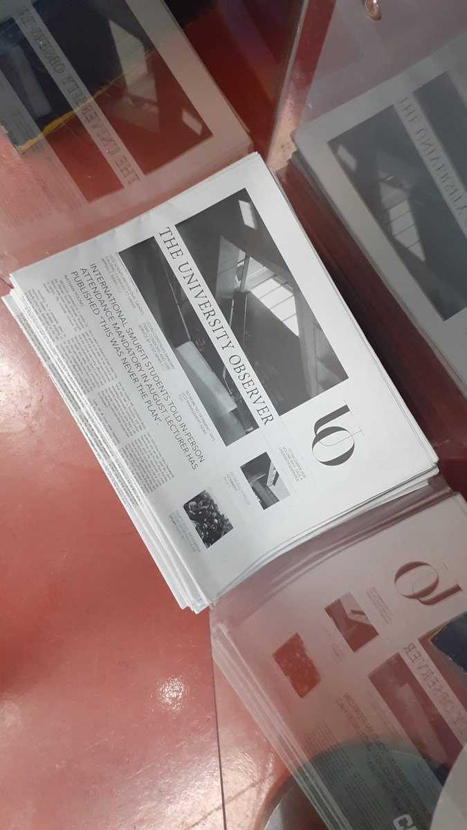 UCDObserver's tweet photo. Last print edition of The University Observer now available in the @UCDSU shop in the @UCDLibrary. Pick up your free copy! https://t.co/EUXjIvevZe