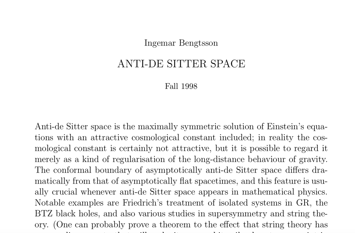 If you are curious about the relationship between AdS and hyperbolic geometry, and you've got some math under your belt, I strongly recommend Ingemar Bengtsson's ~beautiful~ lectures on Anti de Sitter space. http://3dhouse.se/ingemar/Kurs.pdf