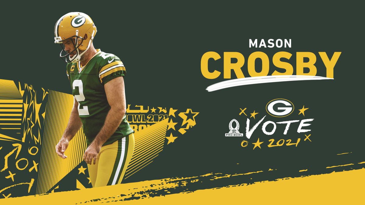 🚨 Pro Bowl Twitter voting is LIVE 🚨

RETWEET to #ProBowlVote for the #Packers special teams! 

<a href="/crosbykicks2/">Mason Crosby</a>
#JKScott
<a href="/HunterB_53/">Hunter Bradley</a>
#TylerErvin
<a href="/BangTimeBurks/">Oren Burks</a> 

#GoPackGo