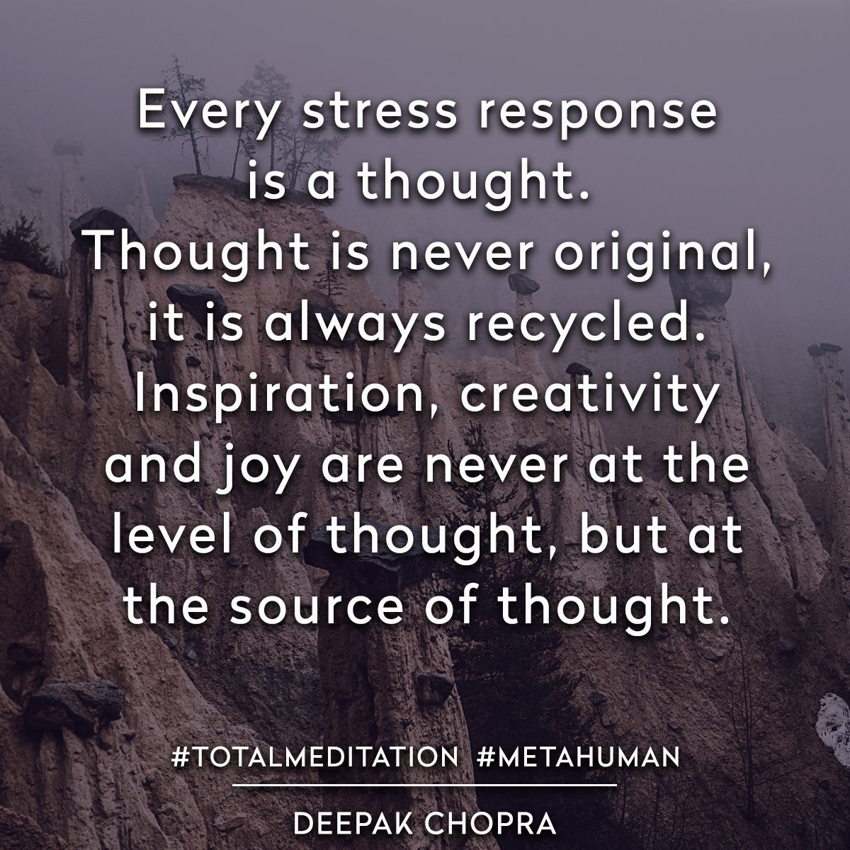 Deepak Chopra - #Metahuman #TotalMeditation